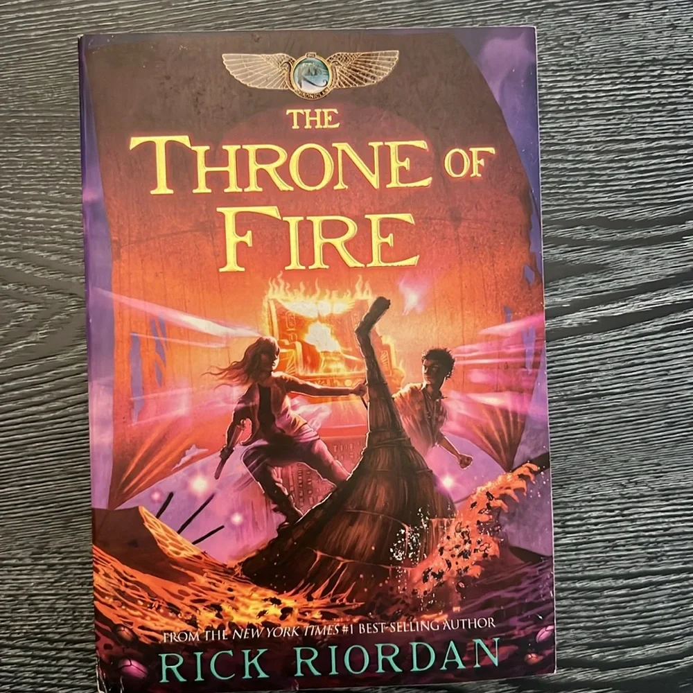 Red Pyramid & Throne of Fire Book Bundle by Rick…
